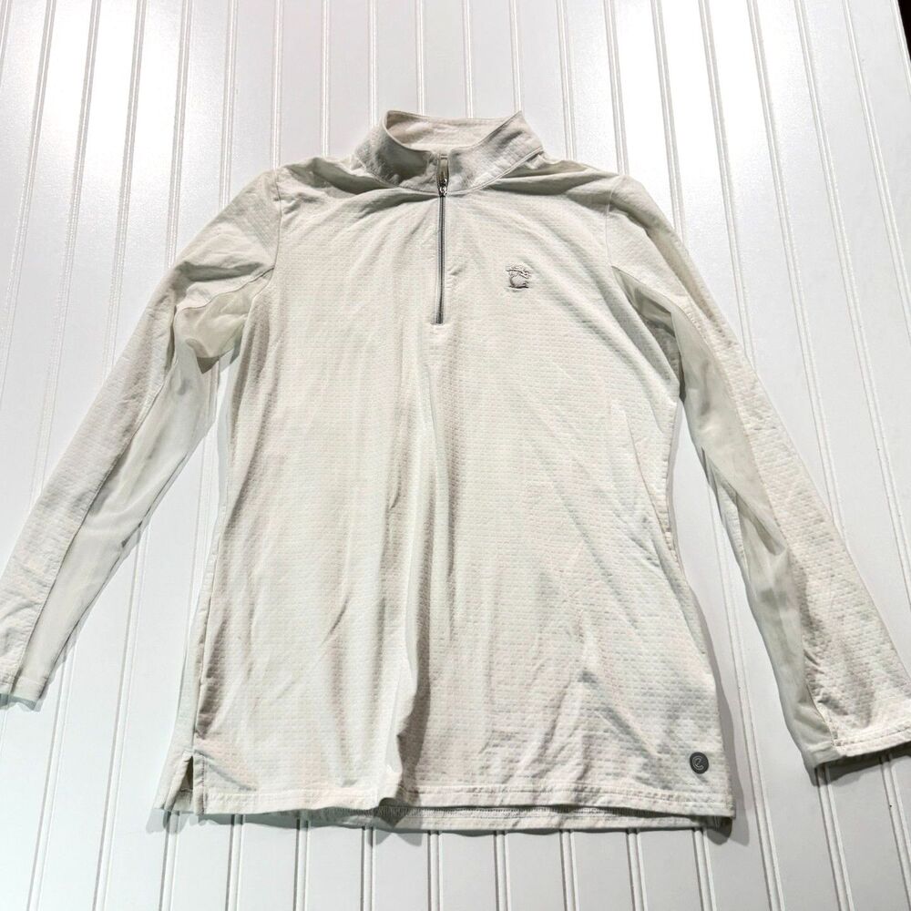 Golf 1/4 zip Cool Elementsm, Mesh Panel Sleve Sun, Cool Protection Bette Court M